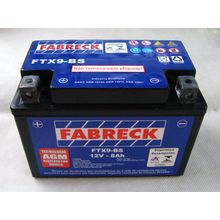 Bateria Fabreck Ytx9 Bs Cb500 Xt600 VT600 Shadow600 Cbr900 Cbr1000 RR